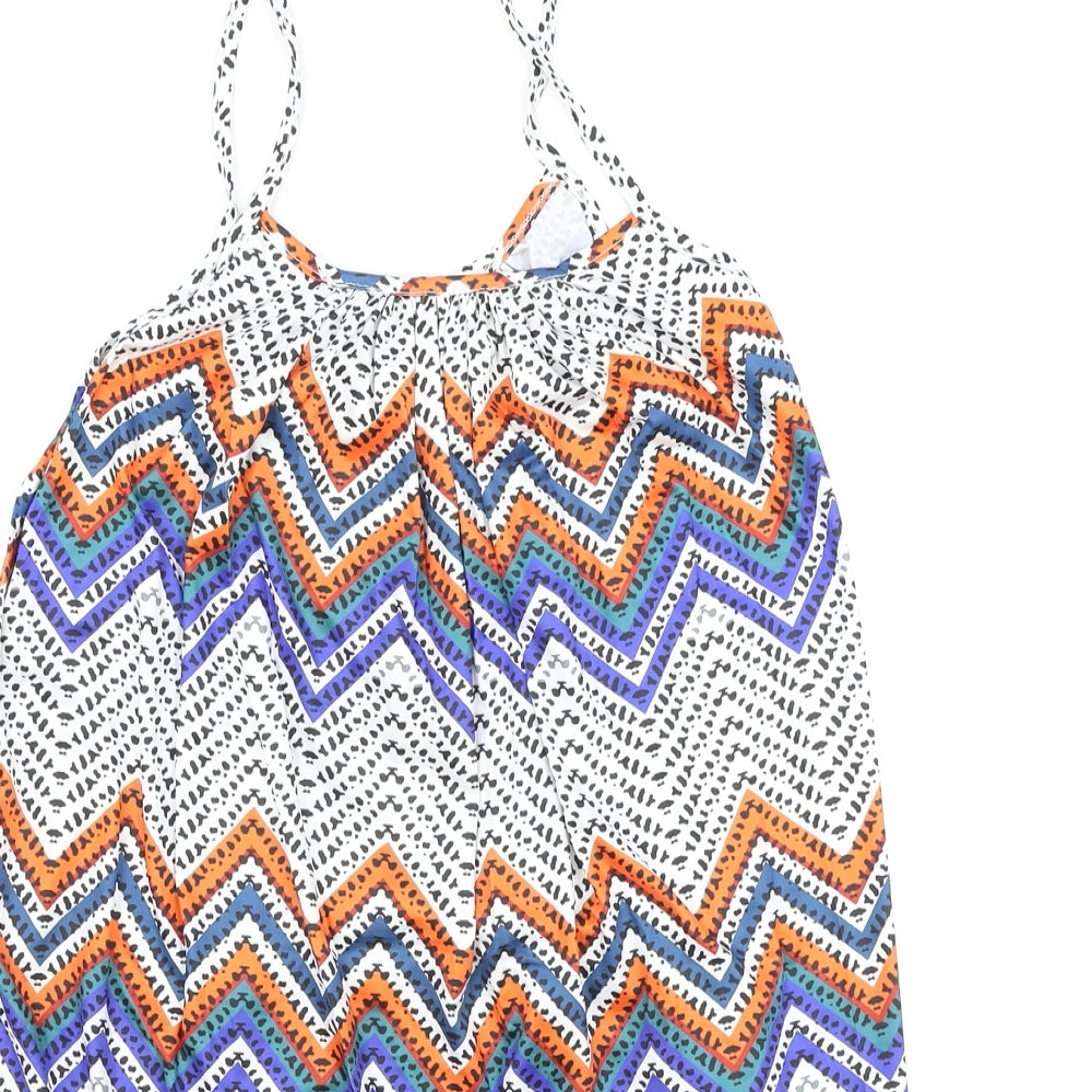 Womens UK Size XL Preworn Multicoloured Camisole Tank