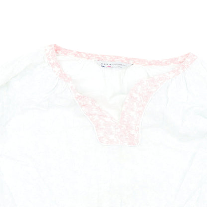 Womens UK Size One Size Crew Clothing Blue Basic Blouse