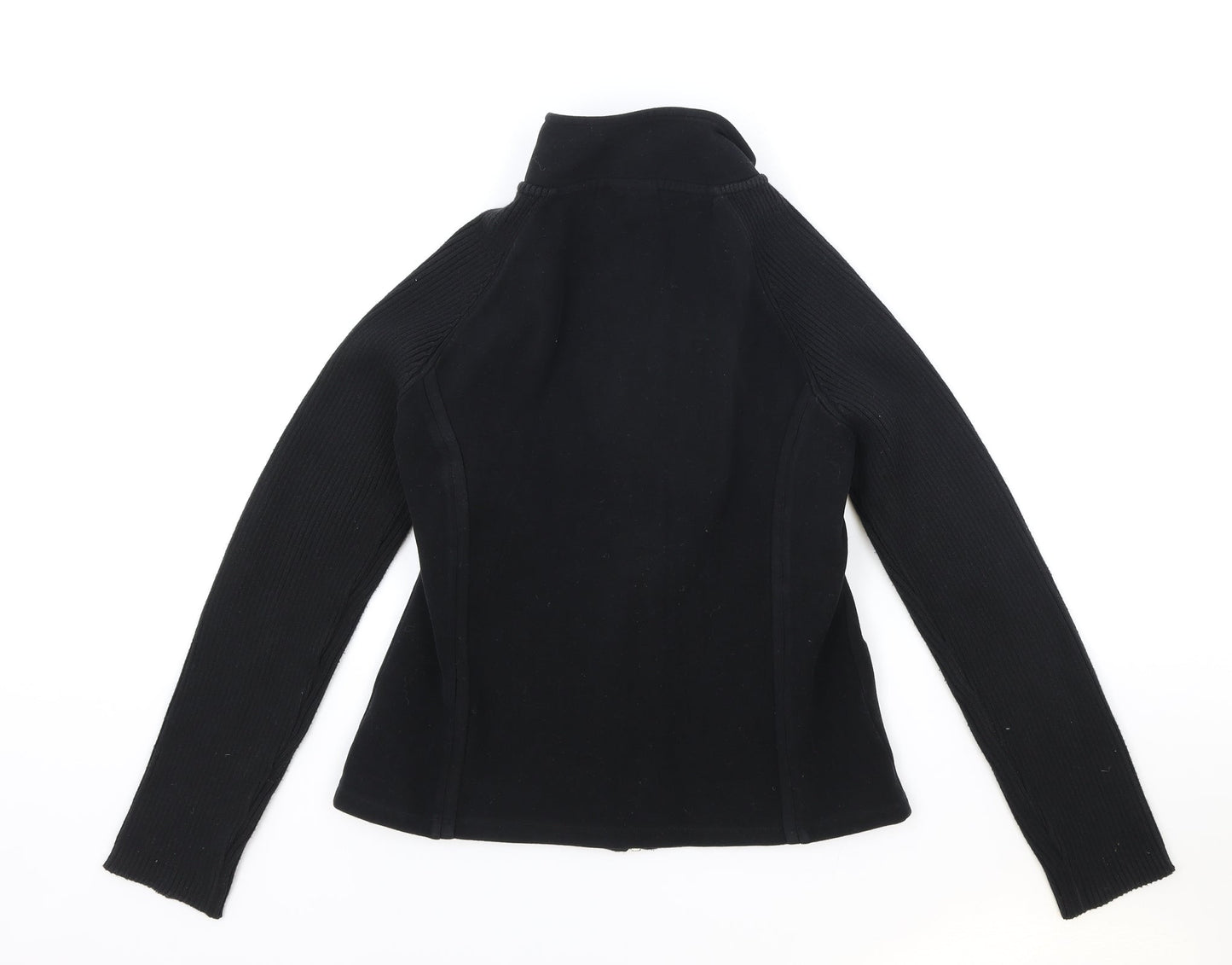 Womens UK Size 12 NEXT Black Full Zip Sweatshirt