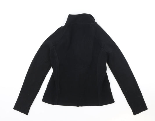 Womens UK Size 12 NEXT Black Full Zip Sweatshirt