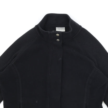 Womens UK Size 12 NEXT Black Full Zip Sweatshirt