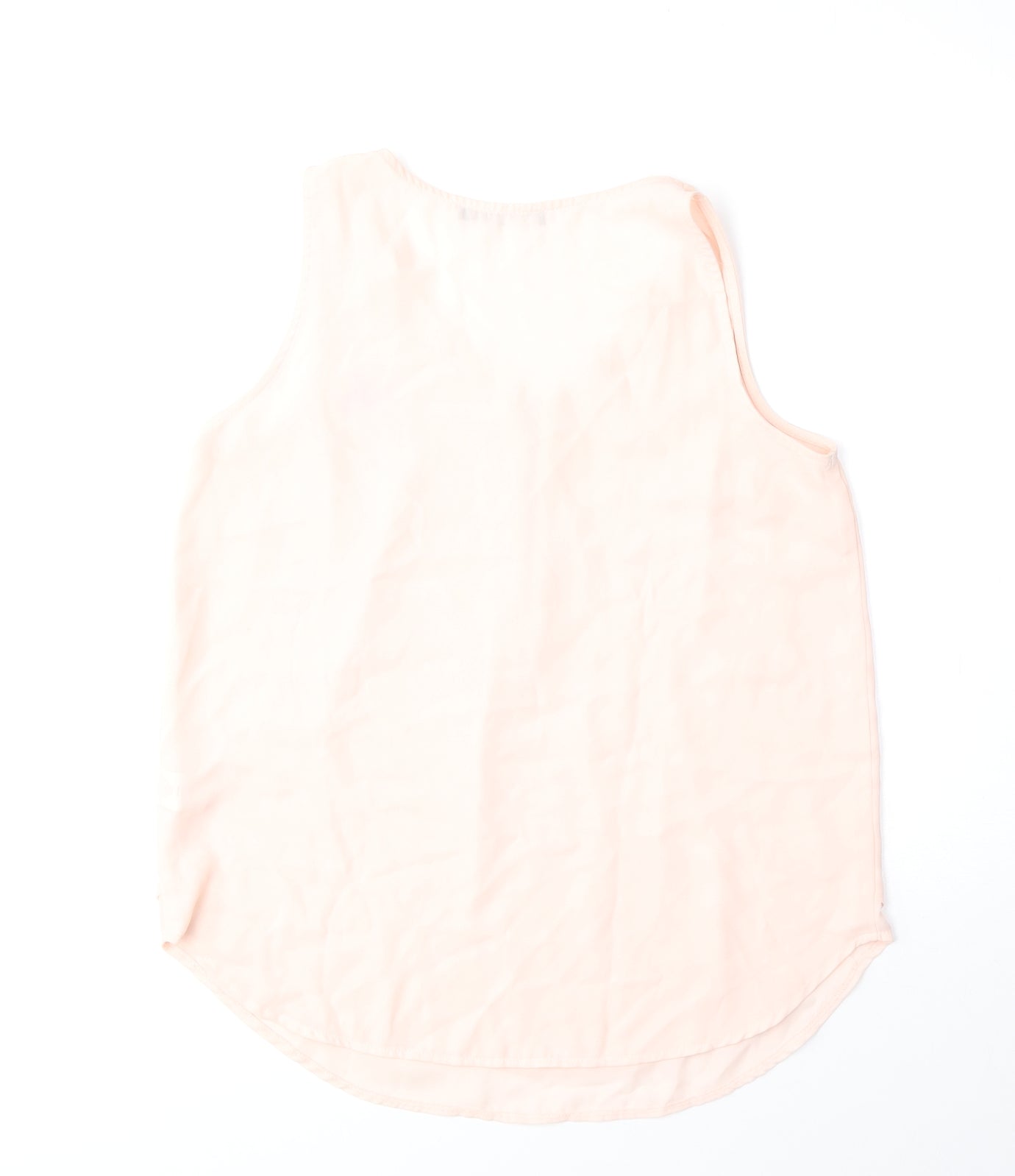 Atmosphere Womens Pink Polyester Basic Tank Size 10 V-Neck