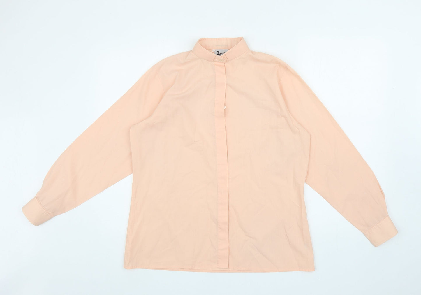Mens UK Collar Size S L-J LONDON Smart Orange  Dress Shirt