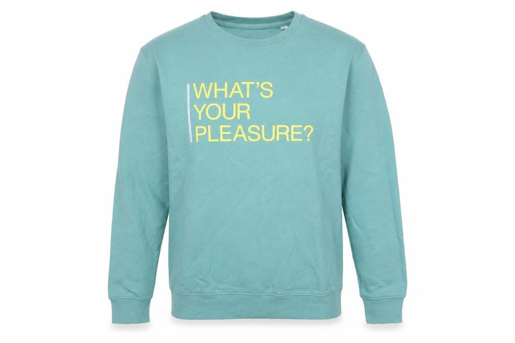 Mens UK Size L Preworn Green Pullover Sweatshirt