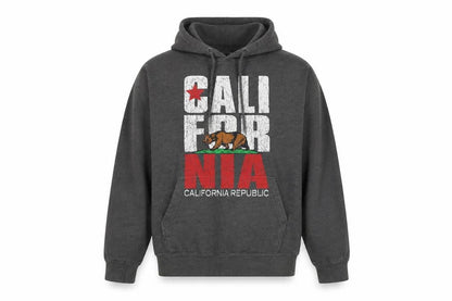Dimco Apparel Mens Grey Cotton Pullover Hoodie Size S - California