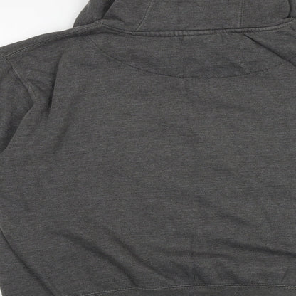 Dimco Apparel Mens Grey Cotton Pullover Hoodie Size S - California