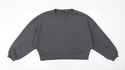Womens UK Size 10 ASOS Grey Pullover Sweatshirt