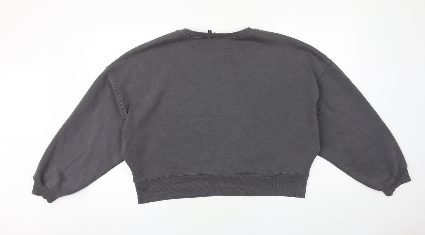 Womens UK Size 10 ASOS Grey Pullover Sweatshirt