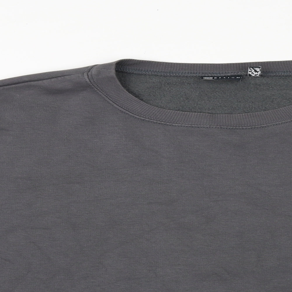 Womens UK Size 10 ASOS Grey Pullover Sweatshirt
