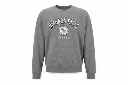 Initials Mens Grey Cotton Pullover Sweatshirt Size M - Niagara Falls