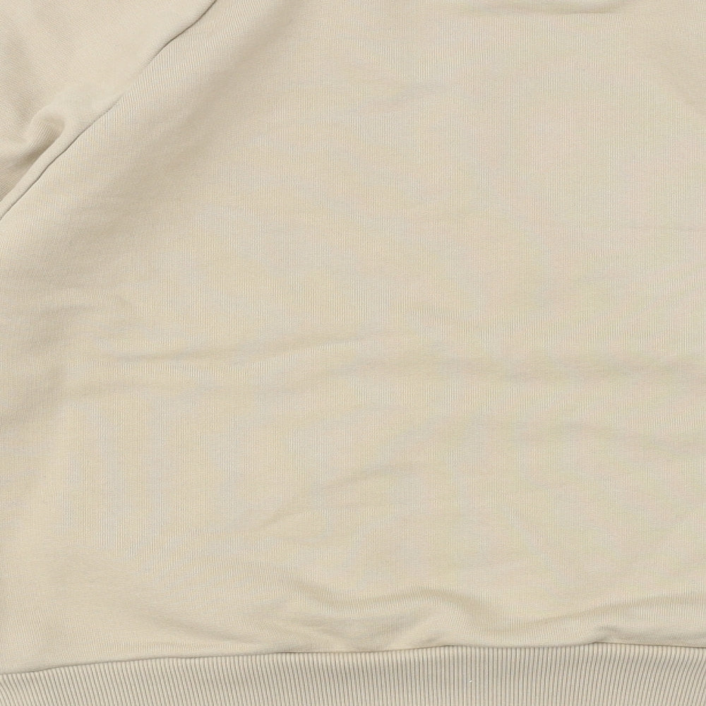 Mens UK Size M Preworn Beige Pullover Sweatshirt
