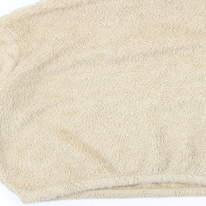 H&M Womens Brown Cotton Pullover Sweatshirt Size M Zip