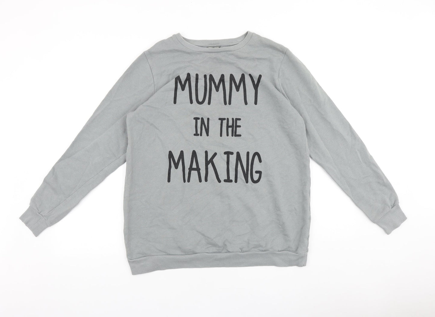 Womens UK Size 12 ASOS Grey Pullover Sweatshirt