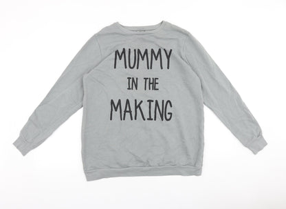 Womens UK Size 12 ASOS Grey Pullover Sweatshirt