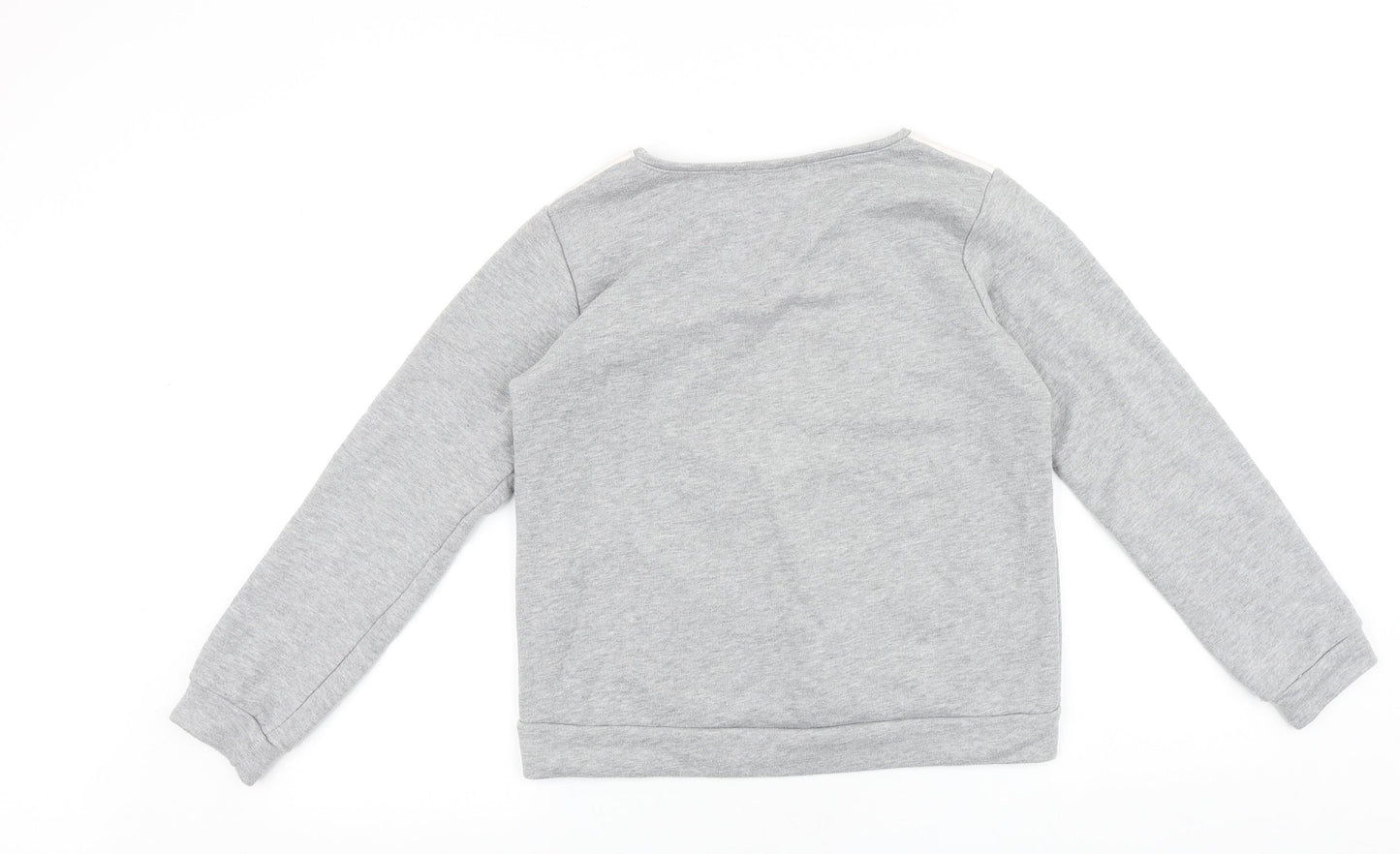 Womens UK Size XS Forever Pink Grey Pullover Sweatshirt