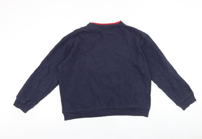 Shenanigans Womens Blue Cotton Pullover Sweatshirt Size M Pullover