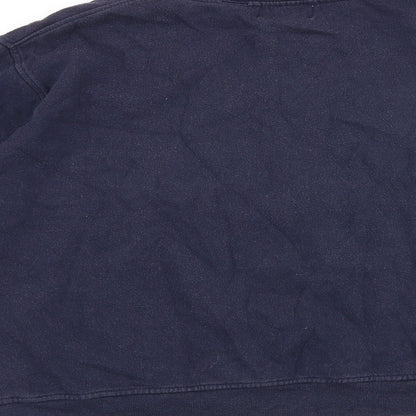 Shenanigans Womens Blue Cotton Pullover Sweatshirt Size M Pullover