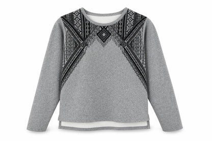 Amisu Womens Grey Cotton Pullover Sweatshirt Size XL Pullover