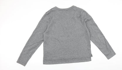 Amisu Womens Grey Cotton Pullover Sweatshirt Size XL Pullover