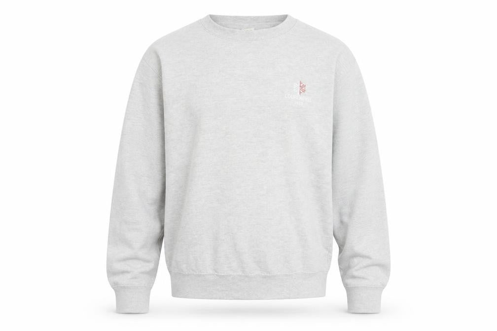 Mens UK Size M Awdis Grey Pullover Sweatshirt