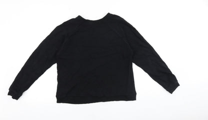 Womens UK Size 6 ASOS Black Pullover Sweatshirt