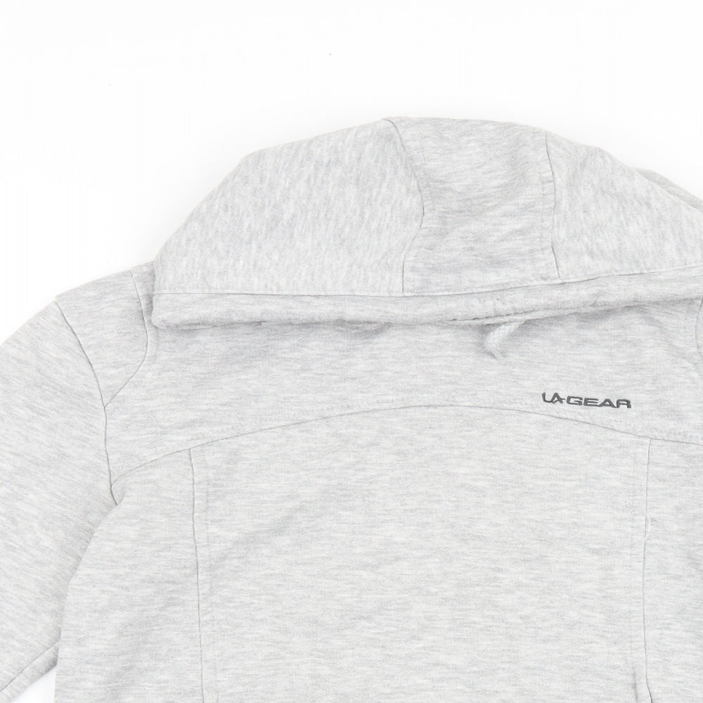 Womens UK Size 6 LA Gear Grey Pullover Hoodie