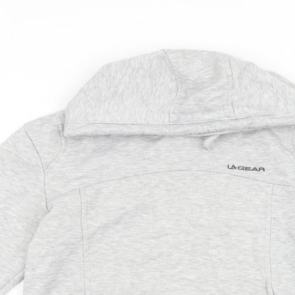 Womens UK Size 6 LA Gear Grey Pullover Hoodie