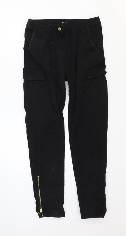 Womens UK Size 10 H&M Regular Fit Skinny Black Jeans