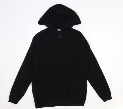 Womens UK Size 2XS ASOS Black Pullover Hoodie