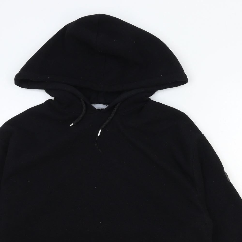 Womens UK Size 2XS ASOS Black Pullover Hoodie