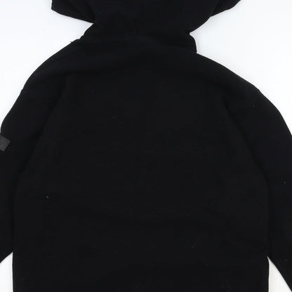 Womens UK Size 2XS ASOS Black Pullover Hoodie
