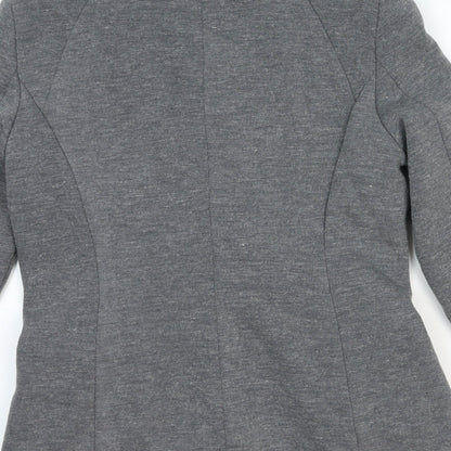 NEXT Womens Grey Polyester Jacket Blazer Size 10