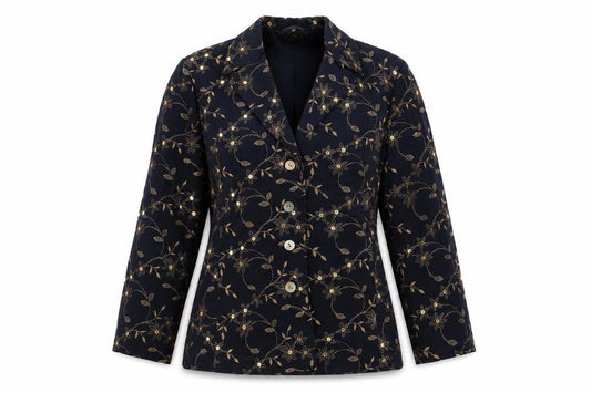 Womens UK Size 10 Country Casuals Regular Blue Blazer