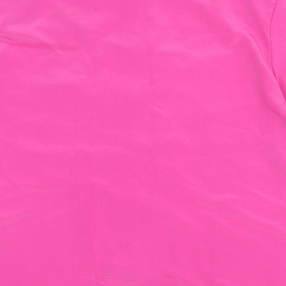 Womens UK Size 14 Littlewoods Pink Basic Button-Up
