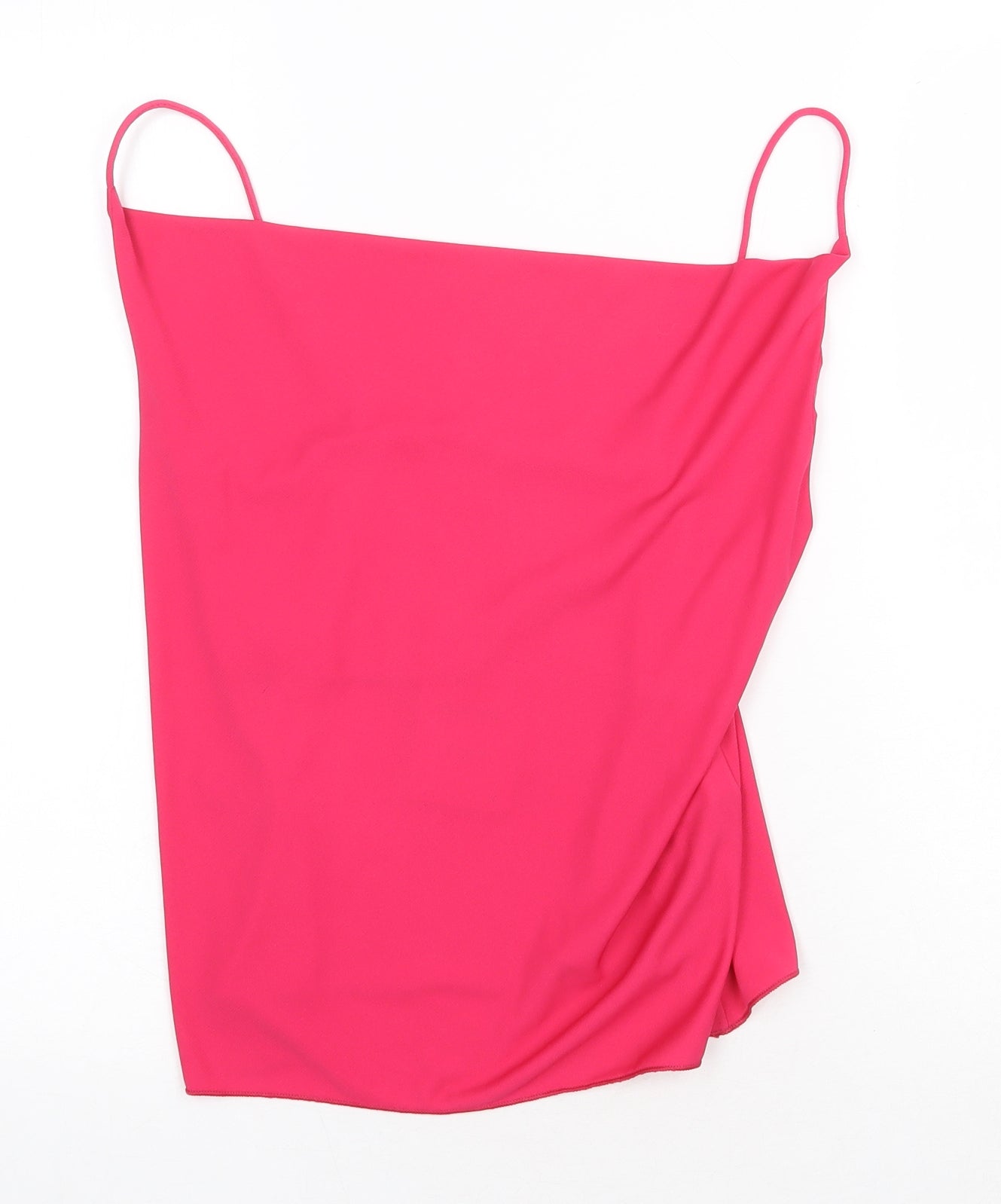 Womens UK Size S Zara Pink Basic Tank