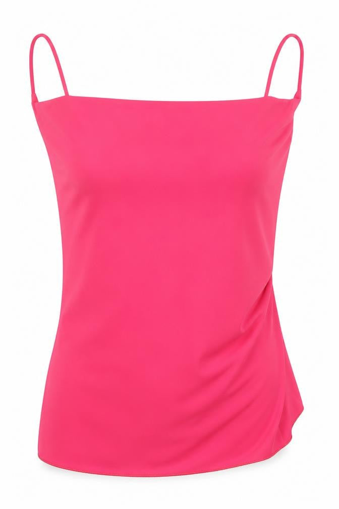 Womens UK Size S Zara Pink Basic Tank