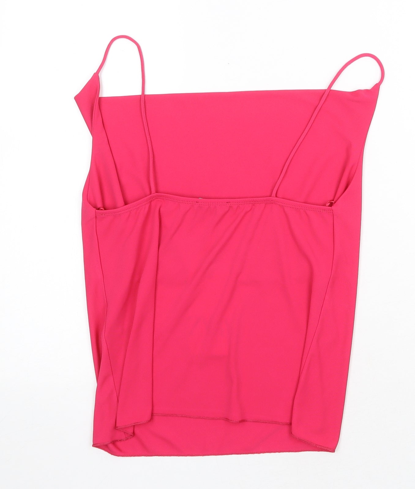 Womens UK Size S Zara Pink Basic Tank