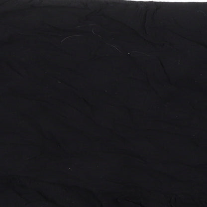 Womens UK Size 8 Topshop Black Cropped Blouse