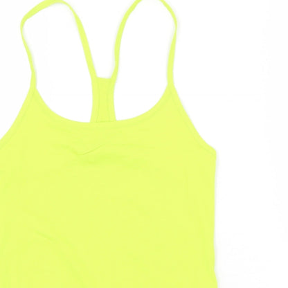 Womens UK Size 8 Marks and Spencer Green Basic Tank