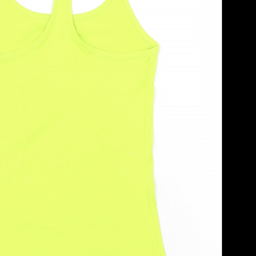 Womens UK Size 8 Marks and Spencer Green Basic Tank