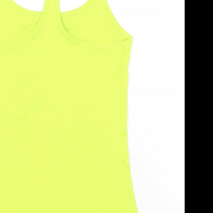 Womens UK Size 8 Marks and Spencer Green Basic Tank