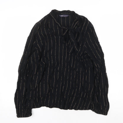 Womens UK Size 10 Marks and Spencer Black Basic Blouse
