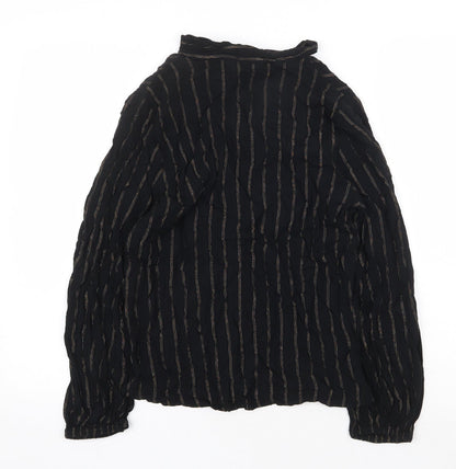 Womens UK Size 10 Marks and Spencer Black Basic Blouse
