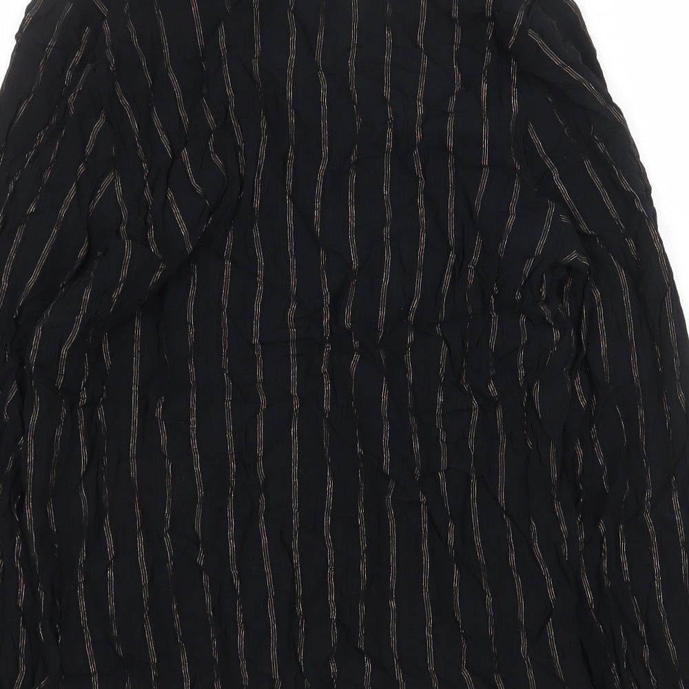 Womens UK Size 10 Marks and Spencer Black Basic Blouse