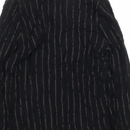 Womens UK Size 10 Marks and Spencer Black Basic Blouse