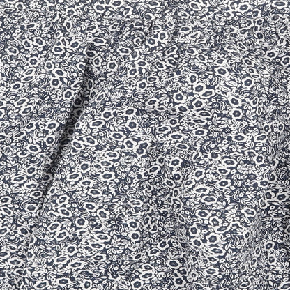 Marks and Spencer Womens Blue Floral Cotton Skater Skirt Size 16