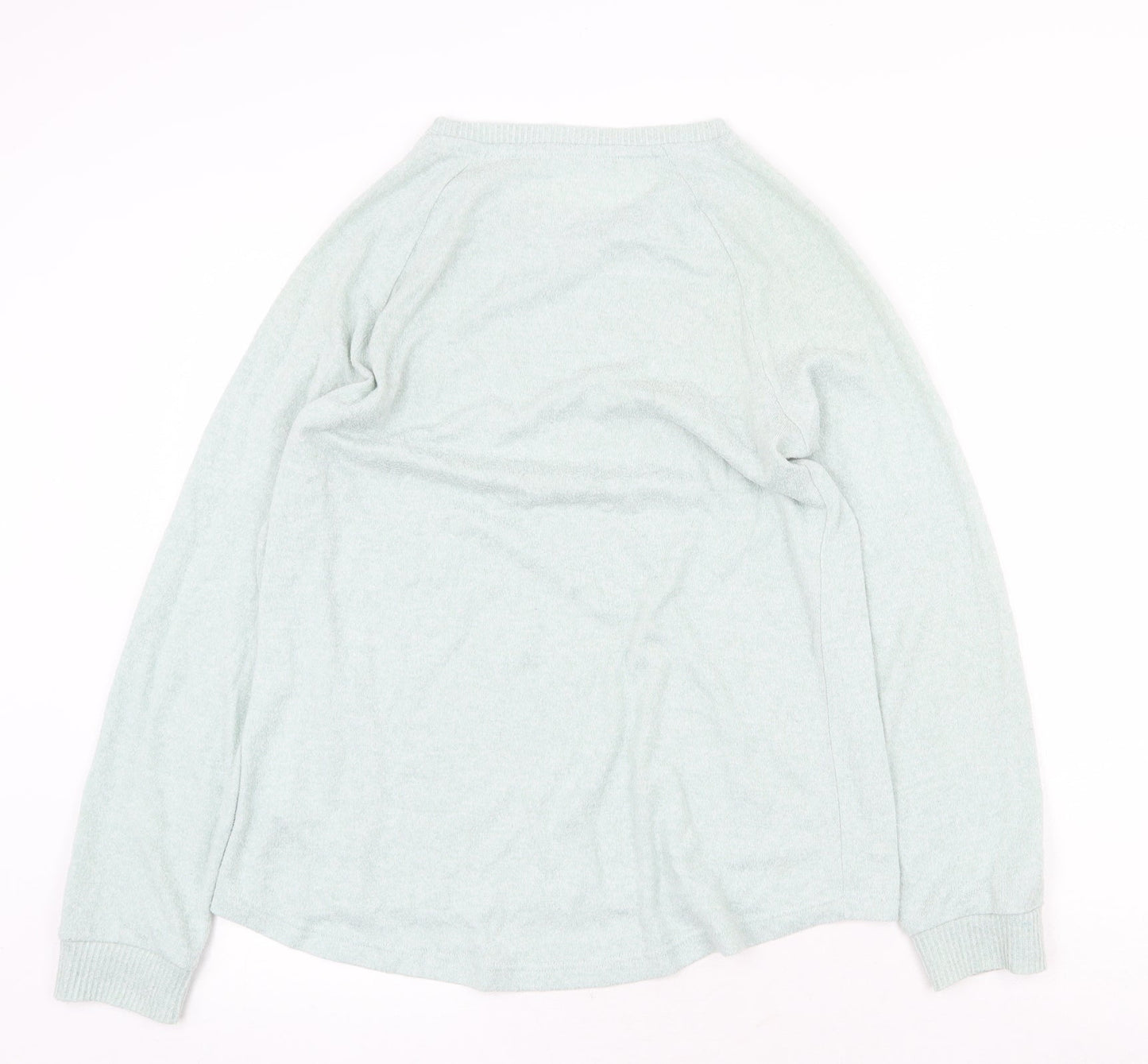 Primark Womens Green Round Neck Polyester Pullover Jumper Size XS