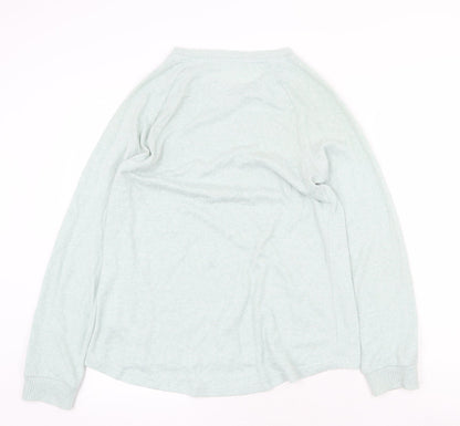 Primark Womens Green Round Neck Polyester Pullover Jumper Size XS