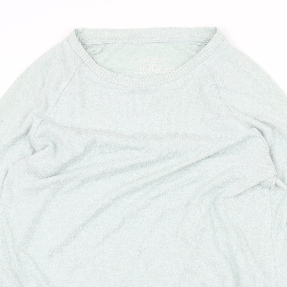 Primark Womens Green Round Neck Polyester Pullover Jumper Size XS