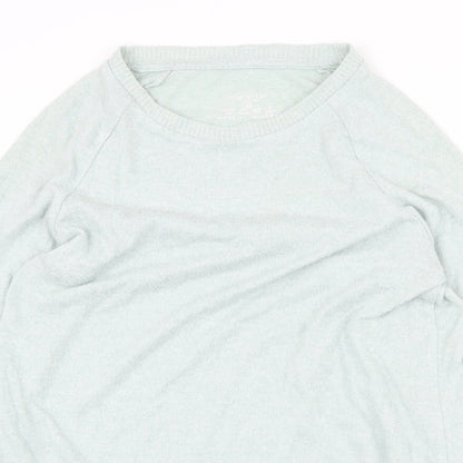 Primark Womens Green Round Neck Polyester Pullover Jumper Size XS